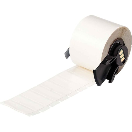 Brady Pre-Cut Label Stock Roll, White, Gloss M6-29-423