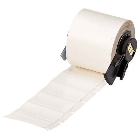 Brady Pre-Cut Label Stock Roll, White, Gloss M6-30-422