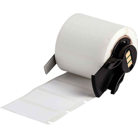 Brady Pre-Cut Label Stock Roll, White, Matte M6-30-459