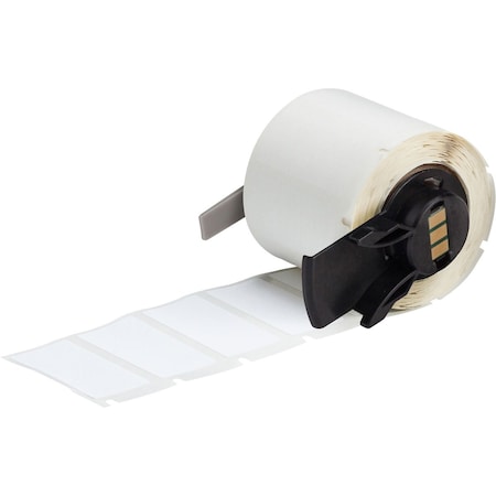 Brady Pre-Cut Label Stock Roll, White, Matte M6-30-489