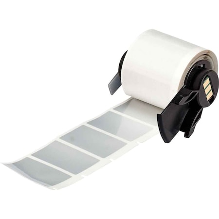 Brady Pre-Cut Label Stock Roll, Silver, Gloss M6-31-362