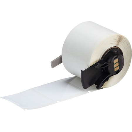 Brady Pre-Cut Label Stock Roll, White, Gloss M6-32-422