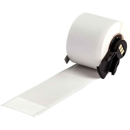 Brady Wraparound Label, White, Vinyl, 1-1/2 in W M6-33-427