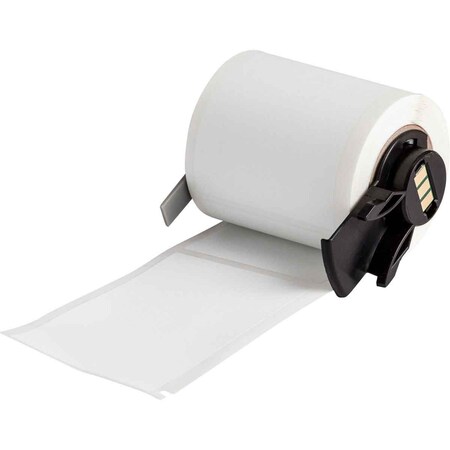 Brady Pre-Cut Label Stock Roll, White, Matte M6-37-351