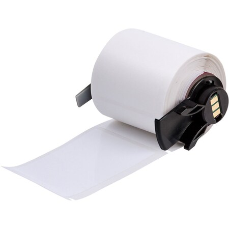 Brady Pre-Cut Label Stock Roll, White, Gloss M6-37-422