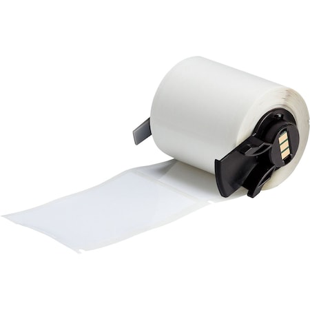 Brady Pre-Cut Label Stock Roll, White, Gloss M6-37-483