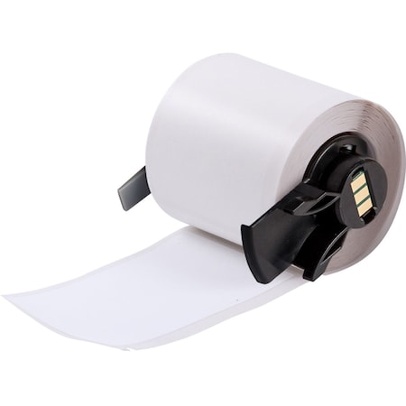 Brady Pre-Cut Label Stock Roll, White, Matte M6-37-489