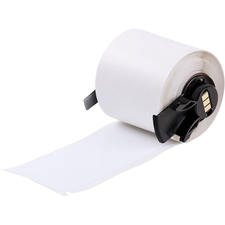 Brady Pre-Cut Label Stock Roll, White, Gloss M6-38-422
