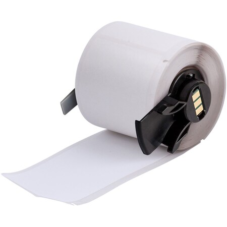 Brady Pre-Cut Label Stock Roll, White, Matte M6-38-489