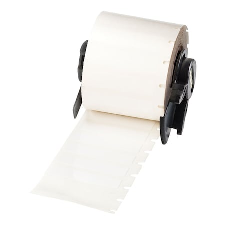 Brady Pre-Cut Label Stock Roll, White, Gloss M6-45-422