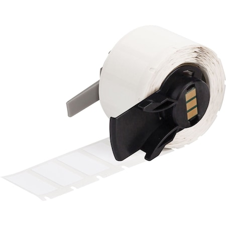 Brady Pre-Cut Label Stock Roll, White, Gloss M6-5-422