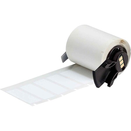 Brady Pre-Cut Label Stock Roll, White, Matte M6-76-490