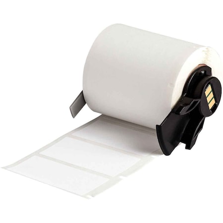 Brady Pre-Cut Label Stock Roll, White, Matte M6-78-488