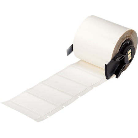 Brady Pre-Cut Label Stock Roll, White, Matte M6-81-488