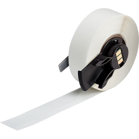 Brady ContinuousLabelStock, Clear, Gloss, 1/2inW M6C-500-432