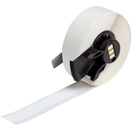 Brady ContinuousLabelStock, White, Matte, 1/2inW M6C-500-489