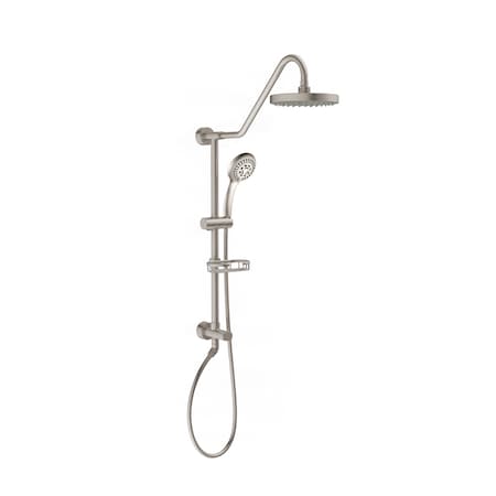 Pulse Showerspas Shower System, Brushed Nickel, Wall 1011-BN-1.8GPM