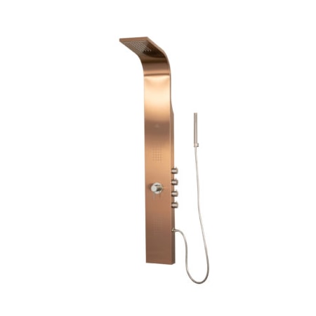 Pulse Showerspas Brushed Bronze Stainless Steel Shower Panel-Santa Cruz Showerspa 1033