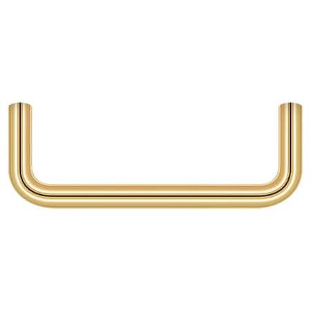 Deltana Wire Pull, 3-1/2" Lifetime Brass PW350CR003