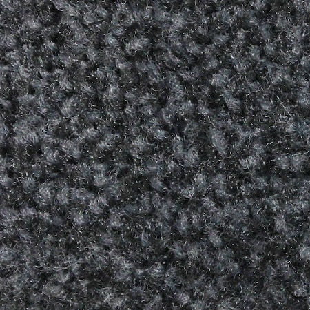 M A MATTING Plush Mat, Midnight Grey 3' x 4', Smooth Backing 1806734190