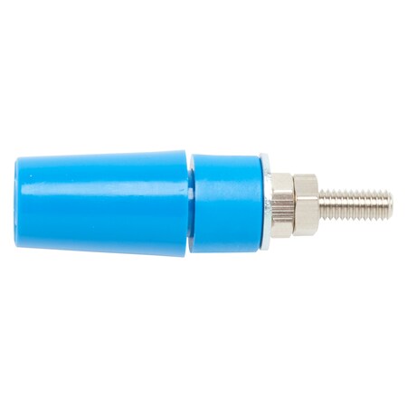 Pomona Electronics Mounting Safety Jack, 4mm, Blue 73098-6