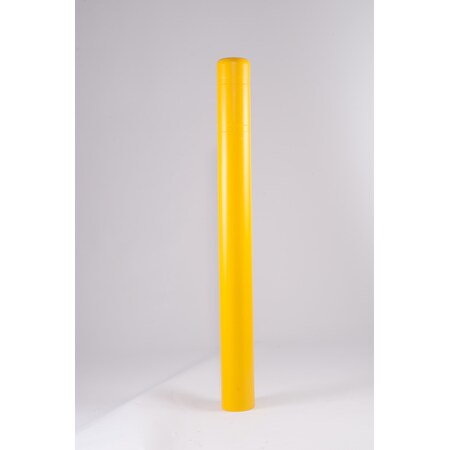 Post Guard Post Sleeve, 7" Dia, 72" H, Yellow CL1386LDY72