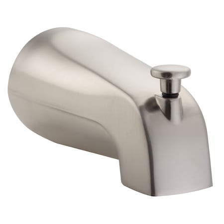 Pulse Showerspas Brushed-Nickel Tub Spout W/Diverter 3010-TS-BN