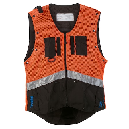Tractel Lightweight, w/High Visibility, D-Ring O XVEST02