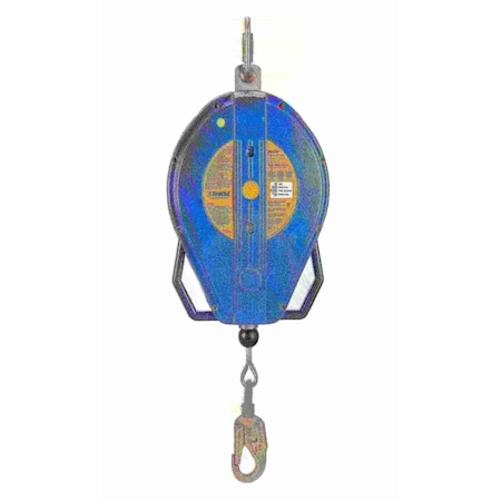 Tractel blocfor Self Retracting Lifeline, 100 ft. Length, 1 Leg(s), 310 lbs., one person Weight Capacity RT100S