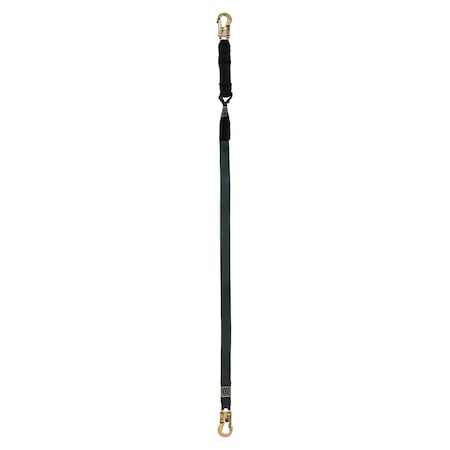 Tractel Tracpac Kevlar Web Lanyard, 6 ft. Length, 1 Leg(s), 310 lbs., one person Weight Capacity C0K6Z