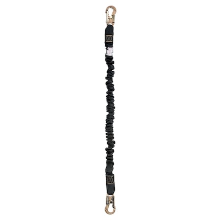 Tractel Stretchfor Shock Absorbing Lanyard, 4 1/2 to 6 ft. Length, 1 Leg(s) C506Z