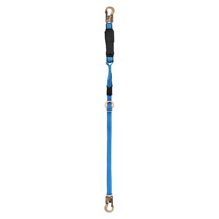 Tractel Tracpac Lanyard, 4 to 6 ft. Length, 1 Leg(s), 310 lbs., one person Weight Capacity C196ZZ