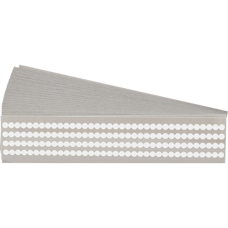 Brady Quik-Dot Markers Vinyl 0.250 in Di, PK 25 QD-25-WT-PK