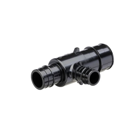 Zurn Tee, Polymer, Barbed1 1/2in, 1in, 3/4in QEPT754X