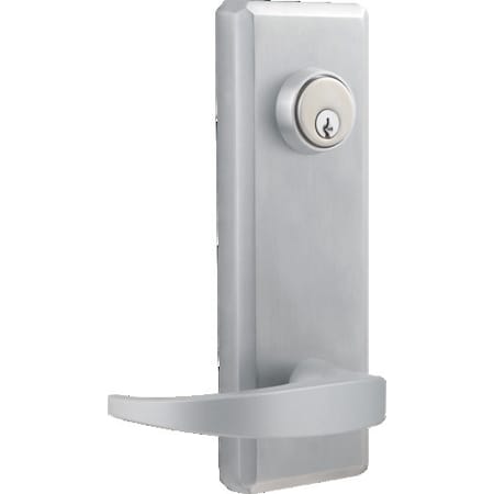 Dormakaba QET160 Exit Trim, Keyed Summit Lever, Satin Chrome QET160M626LC