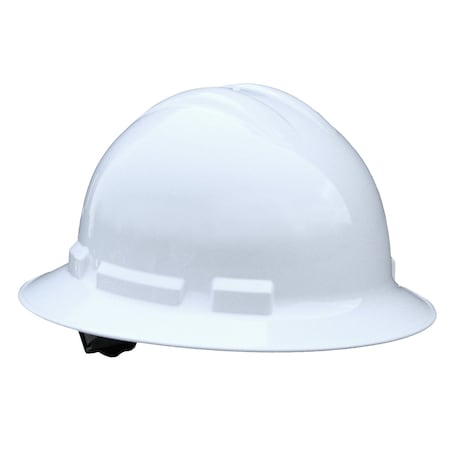 Radians Hard Hat, HDPE, 4 Point Point Pinlock, Type 1, Class E, White QHP4-WHITE