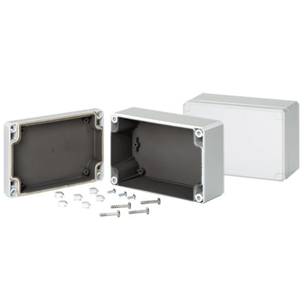 Nvent Hoffman QLINE D, EMC, Type 4X, 200x120x85mm, Polycarbonate Q20129PCEMC