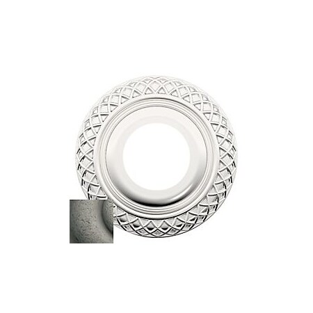 Baldwin Passage Rosettes Distressed Antique Nickel R003.452.PS