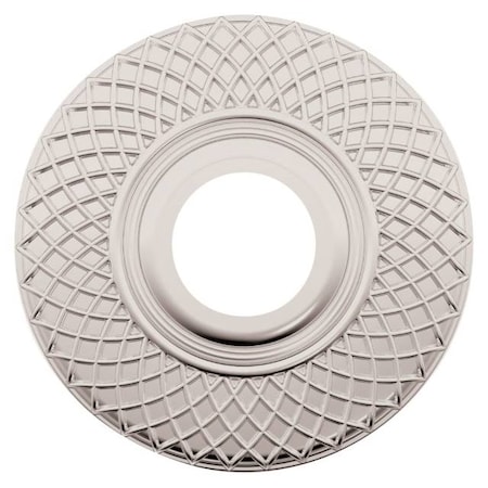 Baldwin Single Dummy Rosettes Lifetime Bright Nickel R004.055.IDM