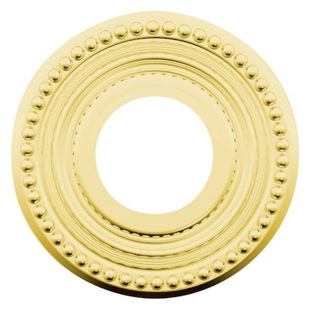 Baldwin Single Privacy Rosettes Lifetime Brass R007.003.IPV