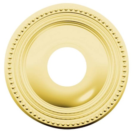 Baldwin Estate Dummy Pair Rosettes Bright Brass R008.030.FD
