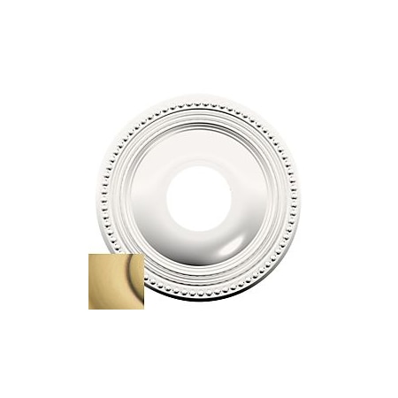 Baldwin Passage Rosettes Satin Brass with Brown R008.060.PS