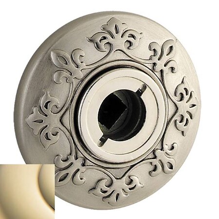 Baldwin Single Privacy Rosettes Lifetime Brass R011.003.IPV