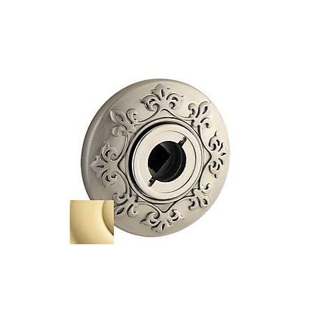 Baldwin Passage Rosettes Unlacquered Brass R011.031.PS