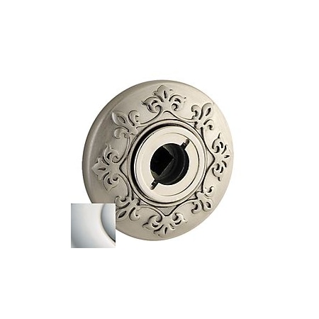 Baldwin Single Passage Rosettes Lifetime Bright Nickel R011.055.IPS