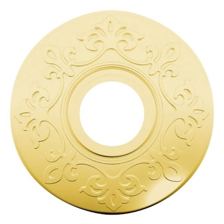 Baldwin Single Dummy Rosettes Unlacquered Brass R012.031.IDM