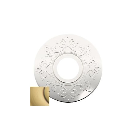 Baldwin Single Passage Rosettes Satin Brass with Brown R012.060.IPS