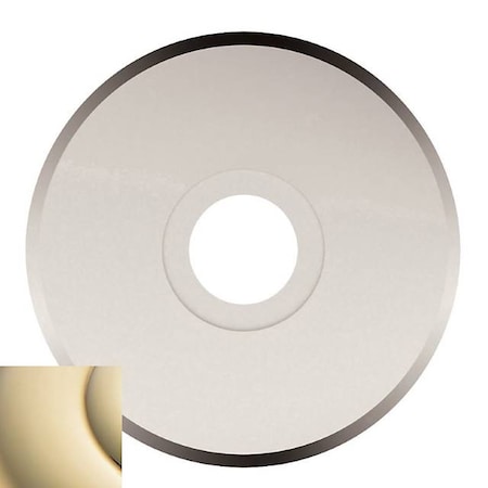 Baldwin Single Privacy Rosettes Lifetime Brass R016.003.IPV