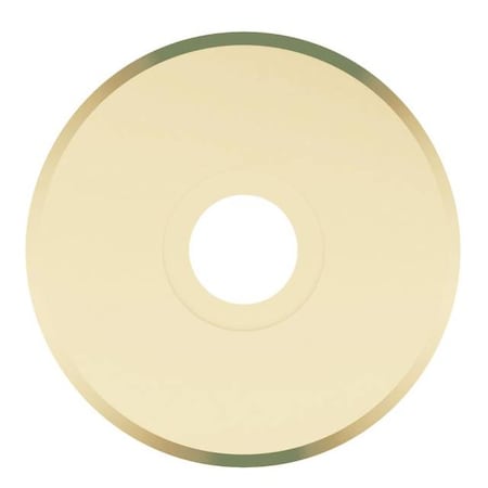 Baldwin Single Passage Rosettes Satin Brass with Brown R016.060.IPS