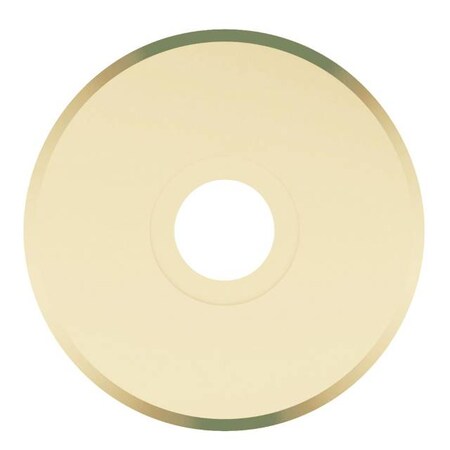Baldwin Passage Rosettes Satin Brass with Brown R016.060.PS
